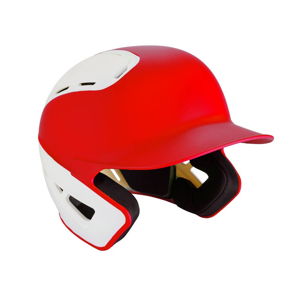 Capacete Mizuno B6 Baseball Batting - Homem - Vermelhas/Branco - XGUHD5178